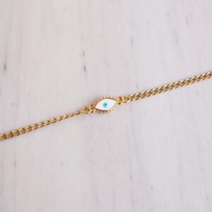 White Eye Bracelet
