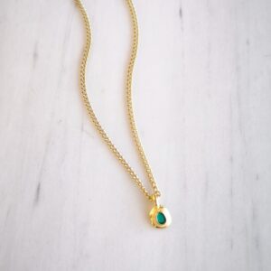 Emerald Drop Necklace
