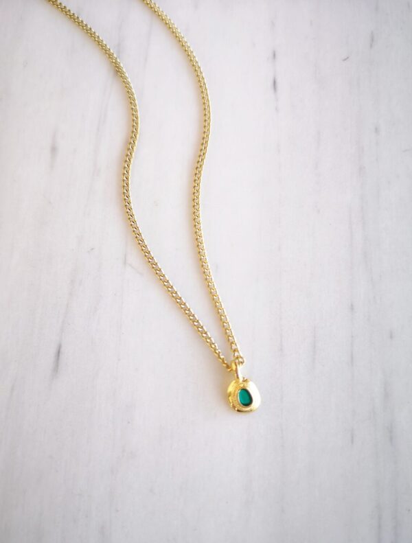 Emerald Drop Necklace