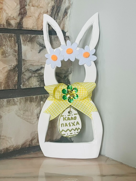 Χειροποίητο κουνέλι από πηλό (μεγάλο)