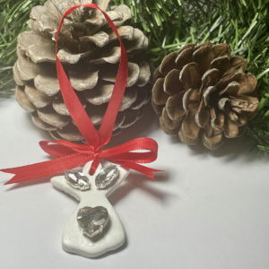 Χριστουγεννιάτικο διακοσμητικό από πηλό