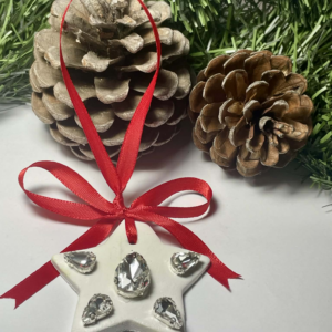 Χριστουγεννιάτικο διακοσμητικό από πηλό