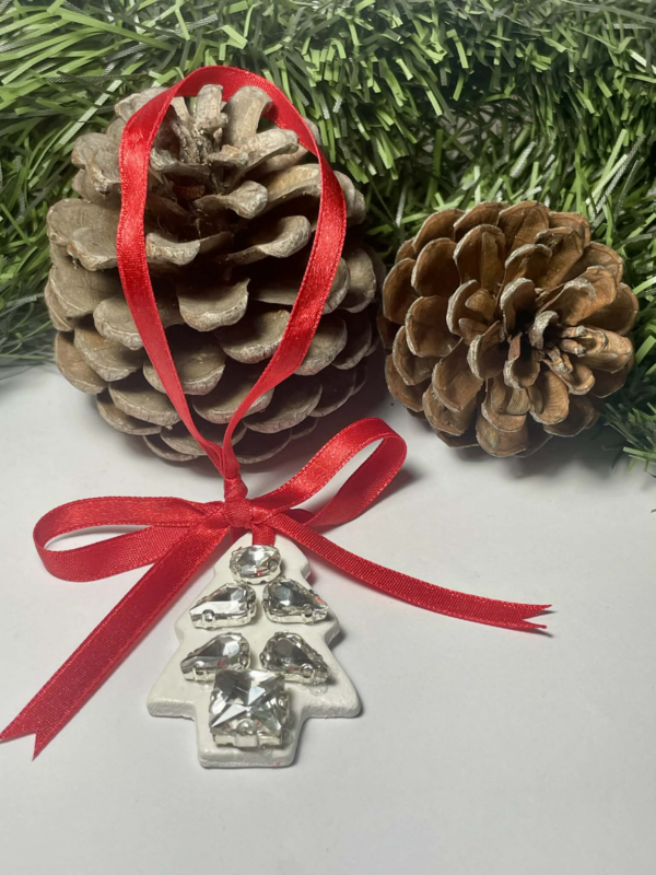 Χριστουγεννιάτικο διακοσμητικό από πηλό