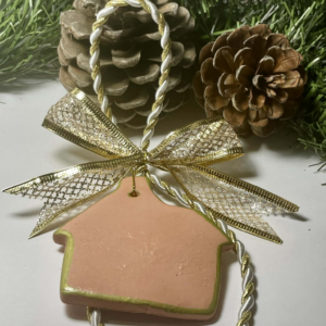 Χριστουγεννιάτικο διακοσμητικό από πηλό