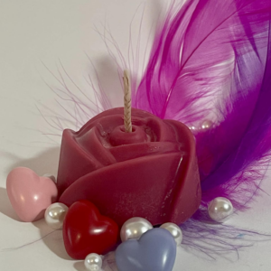 Rose candle