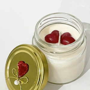 Valentine’s Κερί με Καρδιές